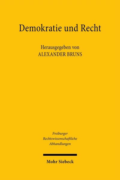 Produktbild: Demokratie und Recht