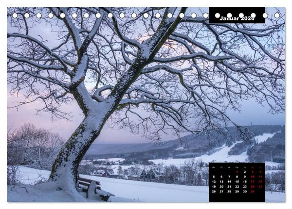 Produktbild: Malerisches Sauerland (Tischkalender 2026 DIN A5 quer), CALVENDO Monatskalender