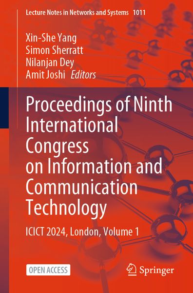 Produktbild: Proceedings of Ninth International Congress on Information and Communication Technology