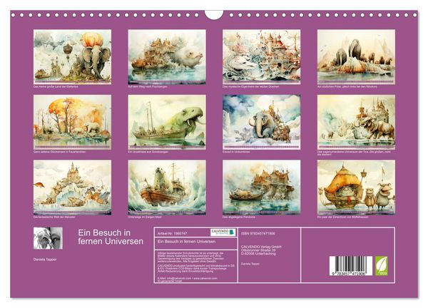 Produktbild: Ein Besuch in fernen Universen (Wandkalender 2026 DIN A3 quer), CALVENDO Monatskalender