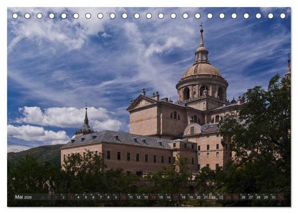 Produktbild: Ausflugziele um Madrid (Tischkalender 2026 DIN A5 quer), CALVENDO Monatskalender