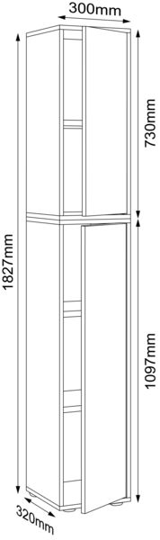Produktbild: B&uuml;roschrank Aktenschrank Sideboard Salia 5fach