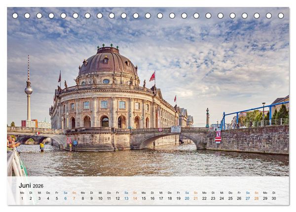 Produktbild: Berliner Wasserwege &ndash; Die Spree und ihre Kan&auml;le (Tischkalender 2026 DIN A5 quer), CALVENDO Monatskalender