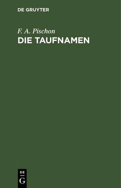Produktbild: Die Taufnamen