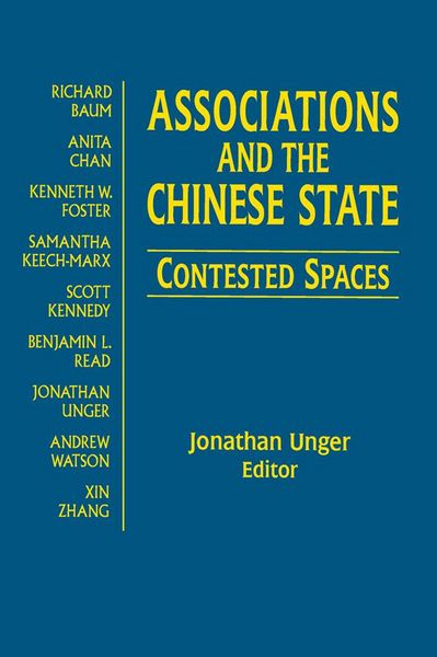 Produktbild: Associations and the Chinese State: Contested Spaces