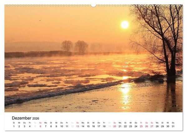 Produktbild: Morgenstimmungen 2026 (hochwertiger Premium Wandkalender 2026 DIN A2 quer), Kunstdruck in Hochglanz