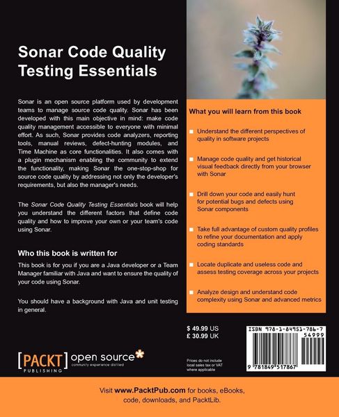 Produktbild: Sonar Code Quality Testing Essentials