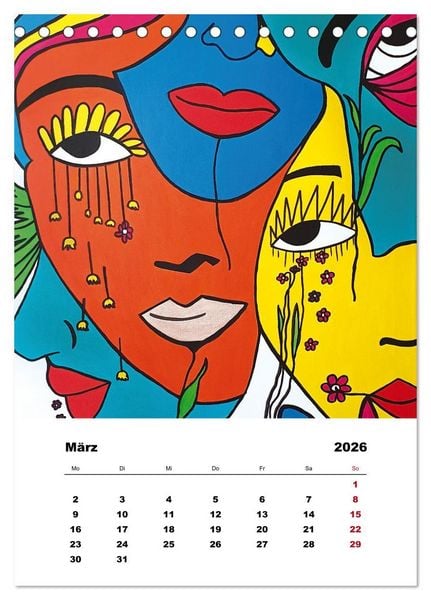 Produktbild: Pop Art - Atelier Zippo (Tischkalender 2026 DIN A5 hoch), CALVENDO Monatskalender
