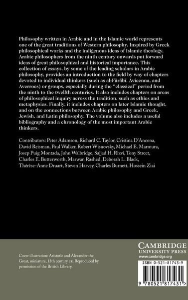 Produktbild: The Cambridge Companion to Arabic Philosophy