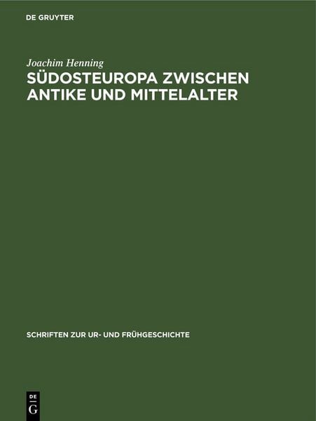 Produktbild: S&uuml;dosteuropa zwischen Antike und Mittelalter