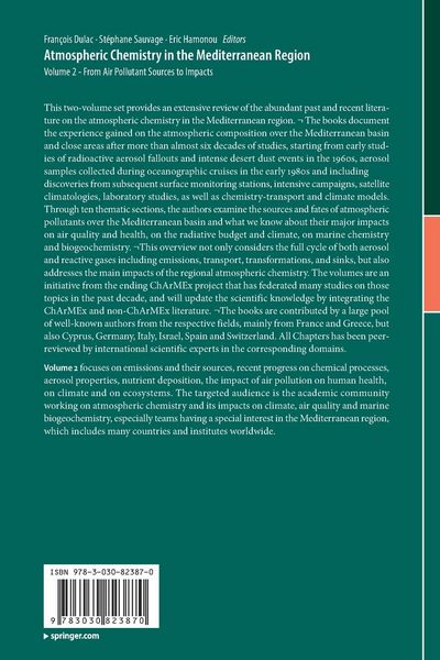 Produktbild: Atmospheric Chemistry in the Mediterranean Region