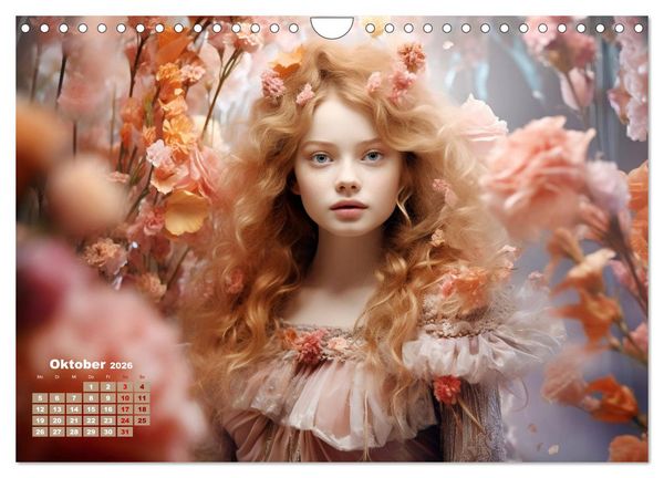 Produktbild: M&auml;rchenhafte Fabelfrauen (Wandkalender 2026 DIN A4 quer), CALVENDO Monatskalender