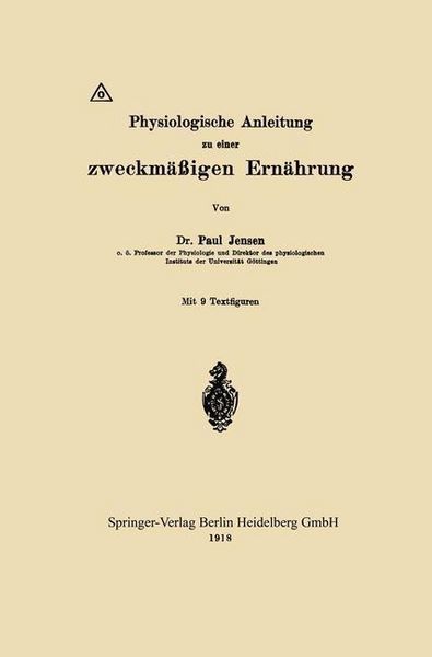 Produktbild: Physiologische Anleitung zu einer zweckm&auml;&szlig;igen Ern&auml;hrung