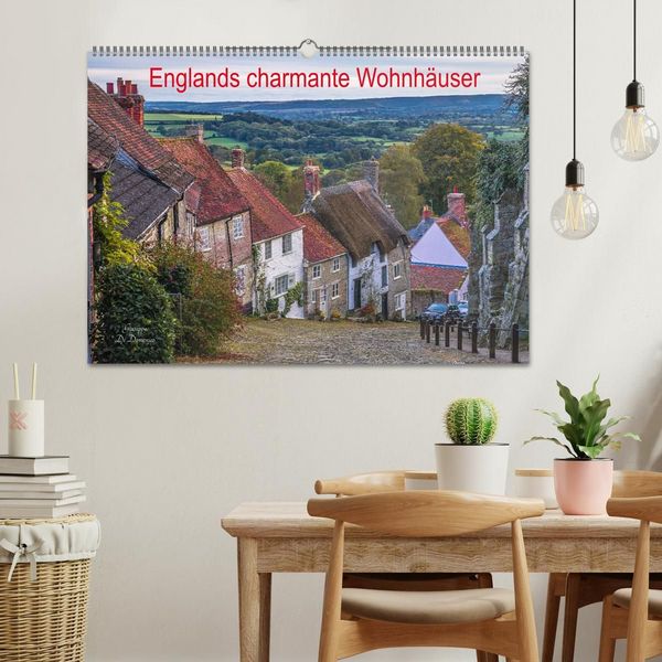 Produktbild: Englands charmante Wohnh&auml;user (Wandkalender 2027 DIN A2 quer), CALVENDO Monatskalender