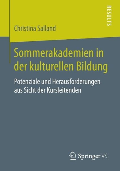 Produktbild: Sommerakademien in der kulturellen Bildung