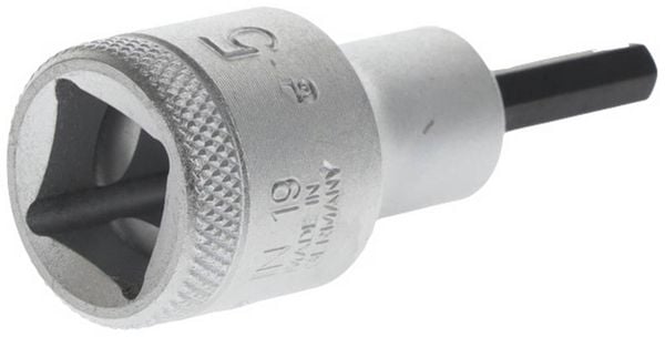 Produktbild: Steckschl&uuml;sseleinsatz IN 19 1/2 Zoll Innen-6-kant SW 5mm L.60mm GEDORE