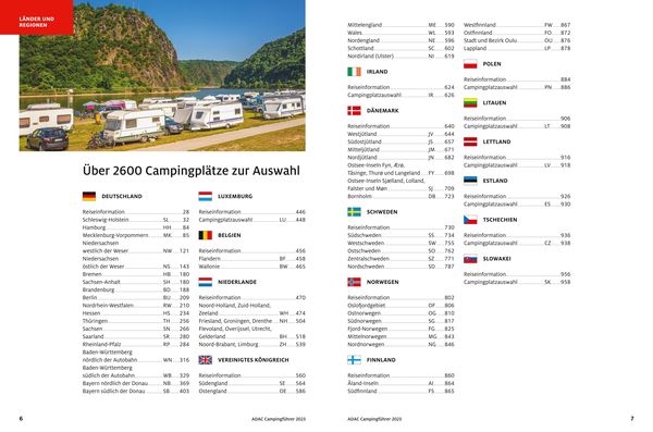 ADAC Campingführer Deutschland/Nordeuropa 2023