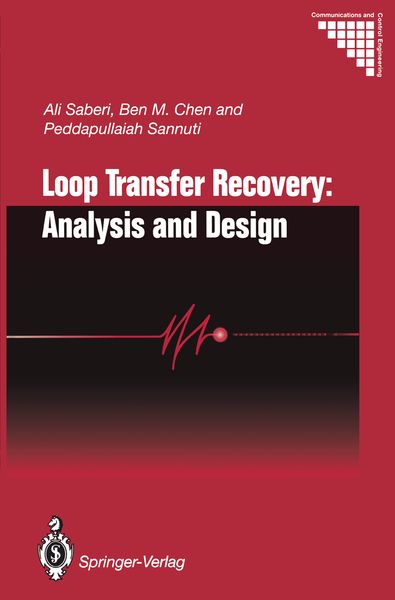 Produktbild: Loop Transfer Recovery: Analysis and Design