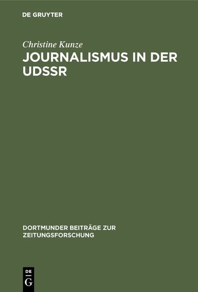 Produktbild: Journalismus in der UdSSR