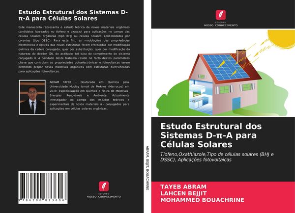 Produktbild: Estudo Estrutural dos Sistemas D-&iquest;-A para C&eacute;lulas Solares