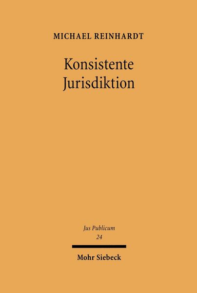Produktbild: Konsistente Jurisdiktion