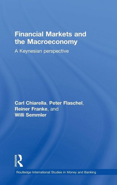 Produktbild: Financial Markets and the Macroeconomy