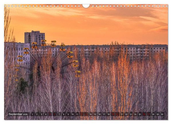 Produktbild: Tschernobyl - Prypjat - Die radioaktive Geisterstadt (Wandkalender 2026 DIN A3 quer), CALVENDO Monatskalender