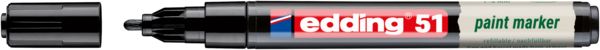 Produktbild: Edding 51 EcoLine 4-51-001 Lackmarker Schwarz 1 mm, 2mm