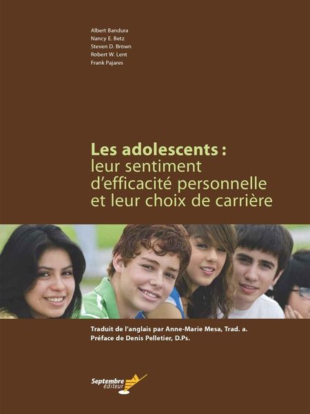 Produktbild: Les adolescents : leur sentiment d'efficacit&eacute; personnelle et leur choix de carri&egrave;re