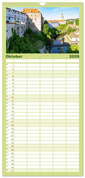 Produktbild: Familienplaner 2026 - Zauber des B&ouml;hmerwalds. Stille Sch&ouml;nheit im Westen Tschechiens mit 5 Spalten (Wandkalender, 21 x 45 cm) CALVENDO