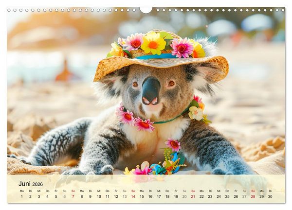 Produktbild: Koalas im Modefieber. Flauschig und Chic beim Fotoshooting (Wandkalender 2026 DIN A3 quer), CALVENDO Monatskalender