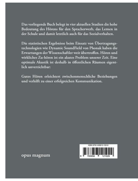 Produktbild: Besser h&ouml;ren &ndash; besser zuh&ouml;ren &ndash; besser lernen