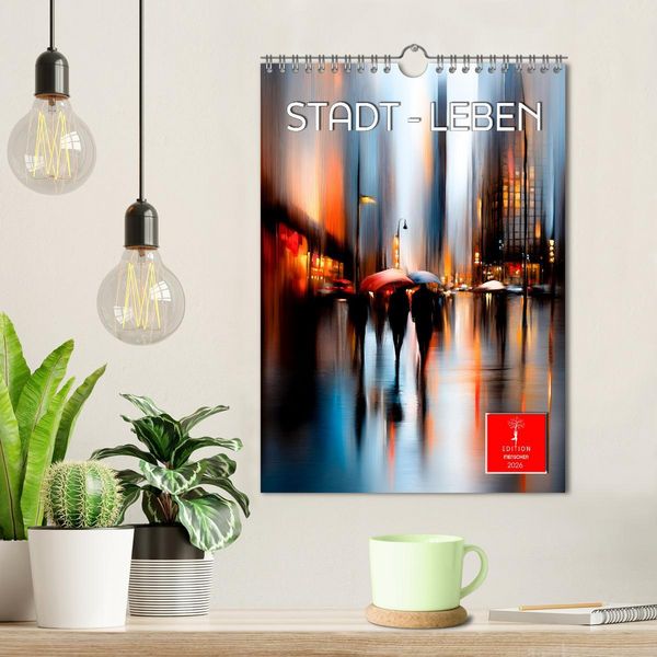 Produktbild: Stadt - Leben (Wandkalender 2026 DIN A4 hoch), CALVENDO Monatskalender