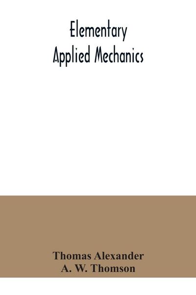 Produktbild: Elementary applied mechanics