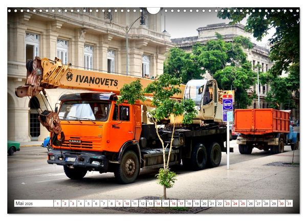 Produktbild: KAMAZ - Die LKW-Ikone der UdSSR auf Kubas Stra&szlig;en (Wandkalender 2026 DIN A3 quer), CALVENDO Monatskalender