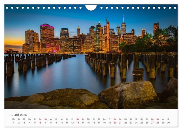 Produktbild: New York - Eine Weltstadt (Wandkalender 2026 DIN A4 quer), CALVENDO Monatskalender
