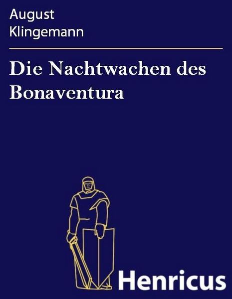 Produktbild: Die Nachtwachen des Bonaventura