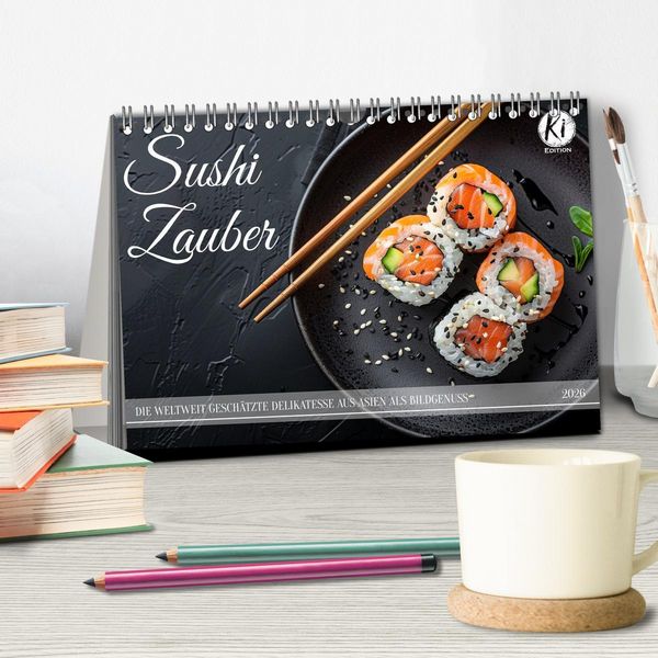 Produktbild: Sushi Zauber (Tischkalender 2026 DIN A5 quer), CALVENDO Monatskalender