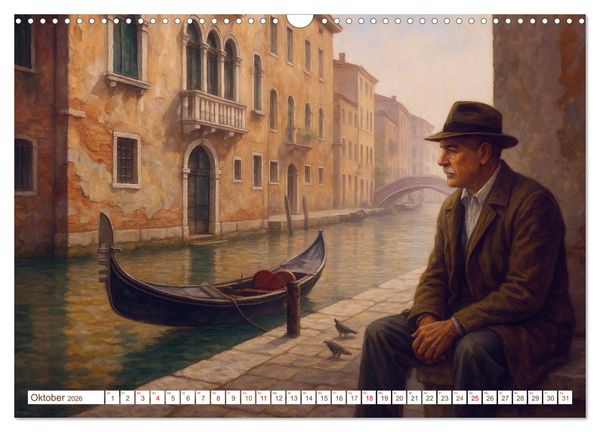 Produktbild: Ernest Hemingway (Wandkalender 2026 DIN A3 quer), CALVENDO Monatskalender