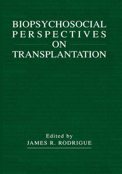 Produktbild: Biopsychosocial Perspectives on Transplantation