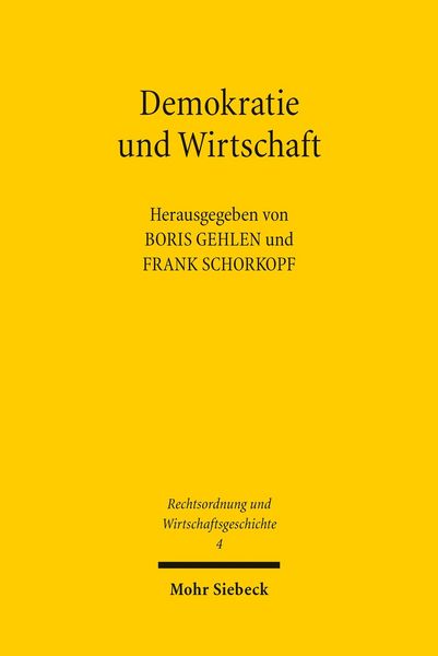Produktbild: Demokratie und Wirtschaft