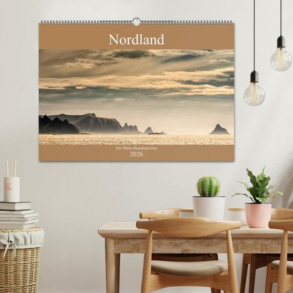 Produktbild: Nordland &ndash; Die Weite Skandinaviens (Wandkalender 2026 DIN A2 quer), CALVENDO Monatskalender