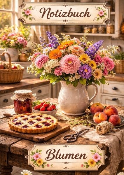 Notizbuch, Blumen., Taschenbuch von H. Mourits, Brave New Books, 9789465384542
