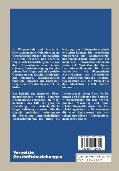 Produktbild: Vernetzte Gesch&auml;ftsbeziehungen