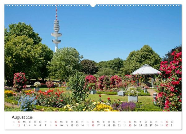 Produktbild: Hamburg (Wandkalender 2026 DIN A2 quer), CALVENDO Monatskalender