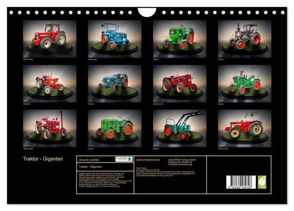 Produktbild: Traktor - Giganten (Wandkalender 2027 DIN A4 quer), CALVENDO Monatskalender