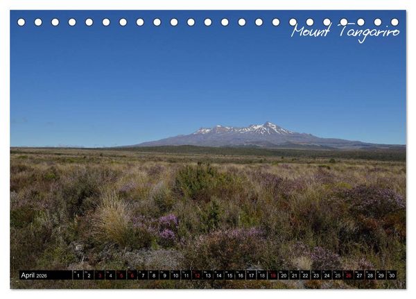 Produktbild: Neuseeland (Tischkalender 2026 DIN A5 quer), CALVENDO Monatskalender