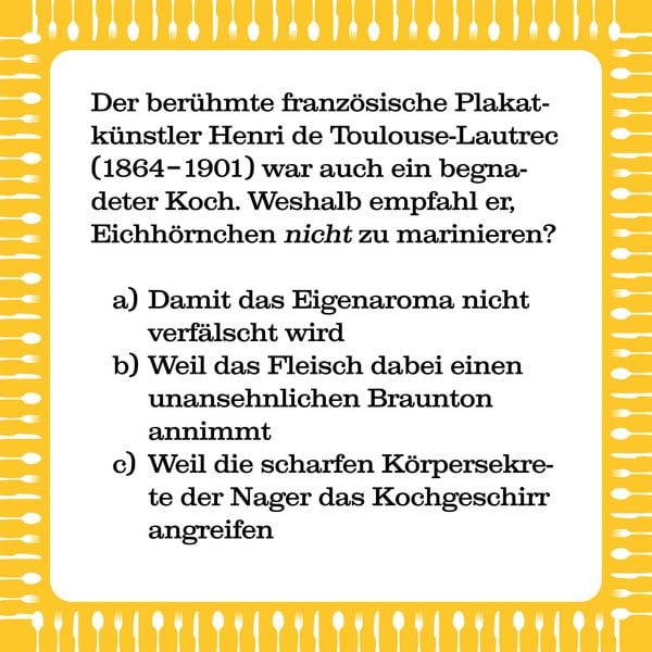 Produktbild: Das Essen & Trinken Quiz