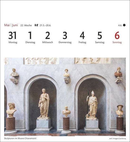 Produktbild: Rom Sehnsuchtskalender 2027 - Wochenkalender mit 53 Postkarten