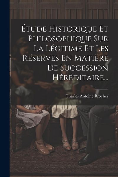 Produktbild: &Eacute;tude Historique Et Philosophique Sur La L&eacute;gitime Et Les R&eacute;serves En Mati&egrave;re De Succession H&eacute;r&eacute;ditaire...